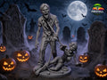 3D Printed Bound by Death — Zombie Couple Halloween Decor