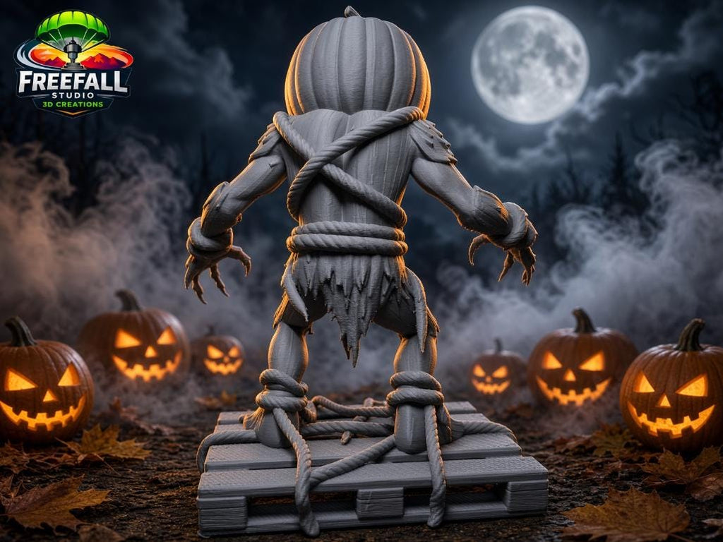 Jack the Terror Scarecrow- 3D Printed Custom Halloween Decor