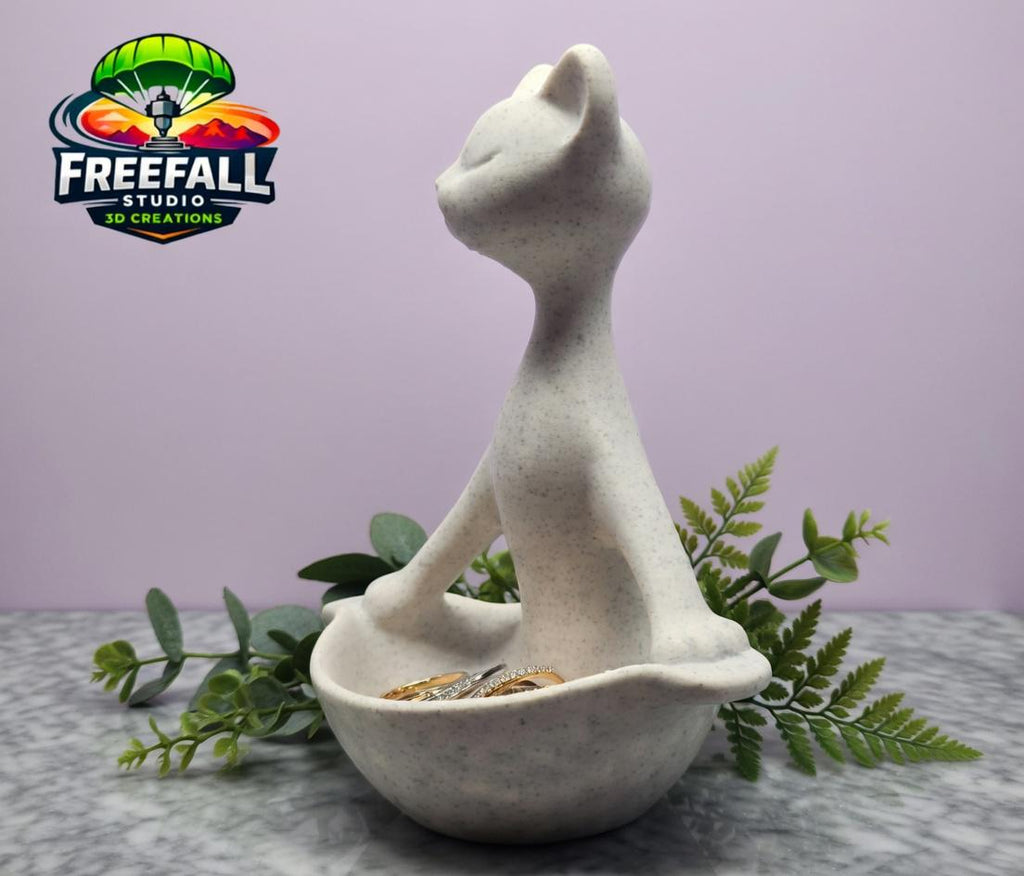 Custom Cat Jewelry Bowl