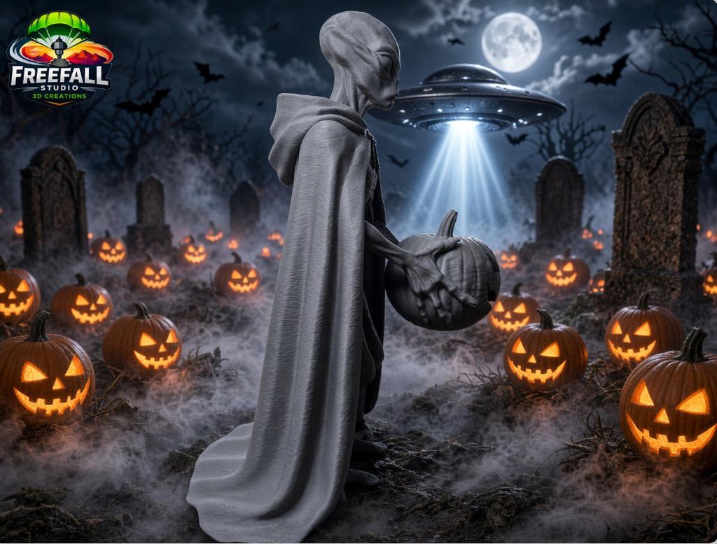 The Harvest Invader- Custom 3D Printed Halloween Decor
