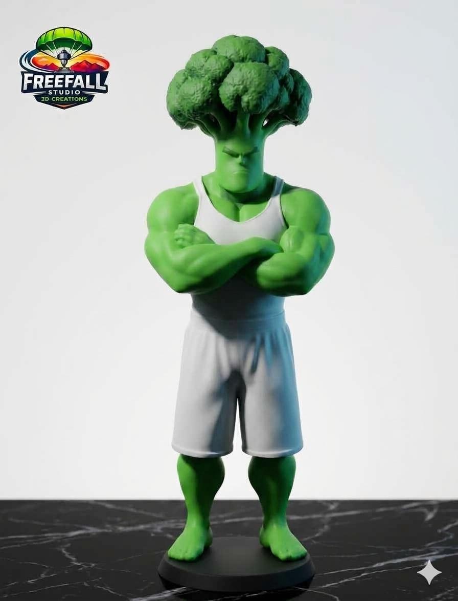 Vibrant 3D Printed Anthropomorphic Fruit & Vegetable Drama Crew – Individual or Full Set of 12