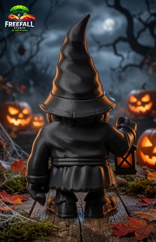 Jack-o-Lantern Gnome- Paintable / Customizable