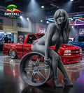 Rim Queen- 3D Printed Custom designed- Ready for paint