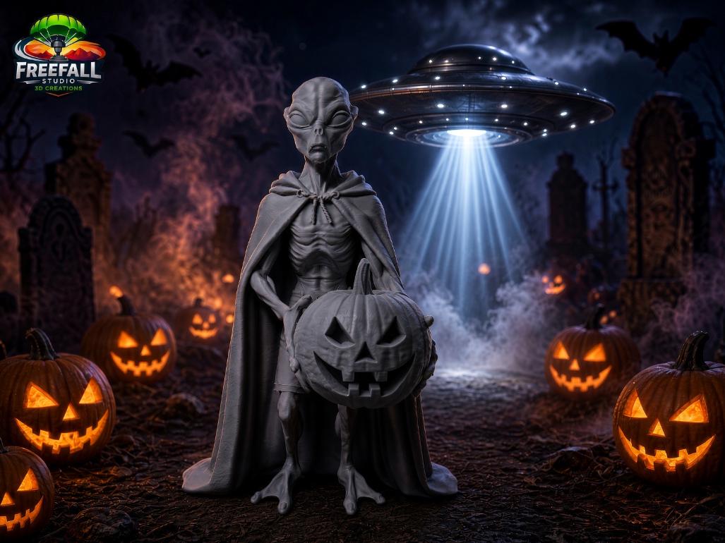 The Harvest Invader- Custom 3D Printed Halloween Decor