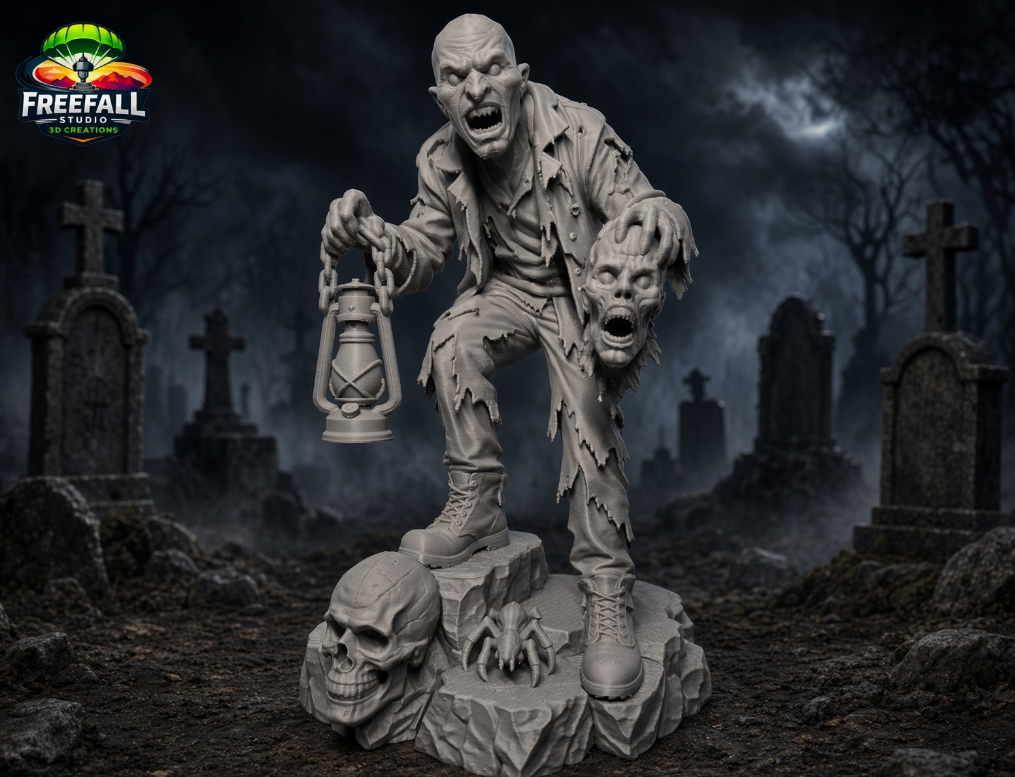 The Undead Head Hunter- Halloween Decor