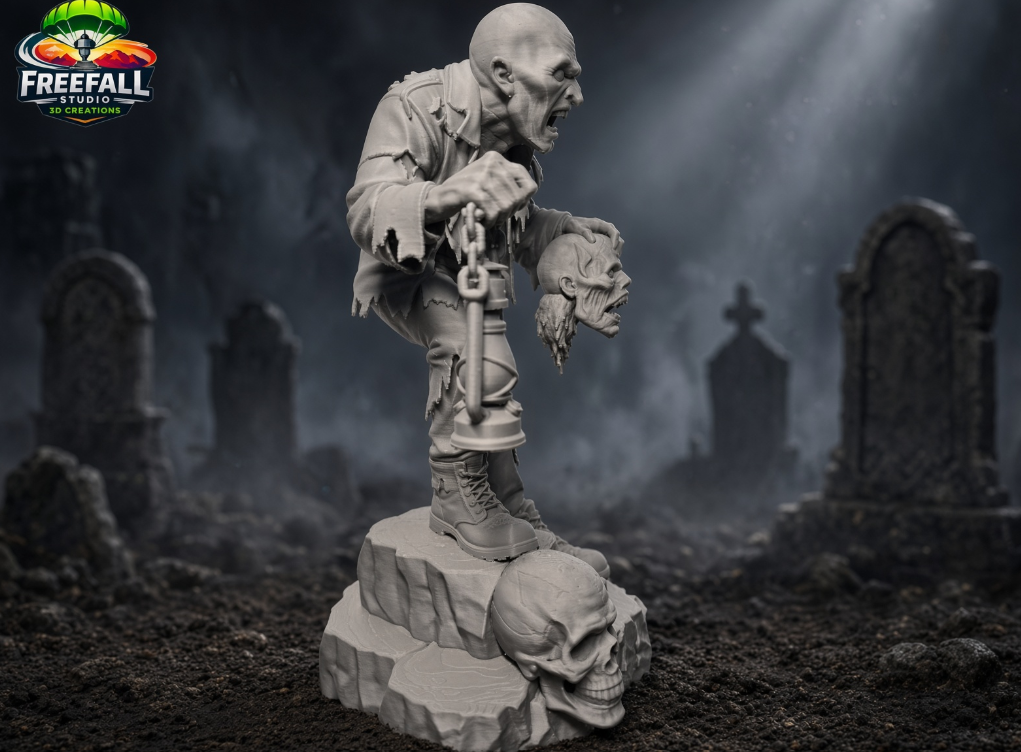 The Undead Head Hunter- Halloween Decor