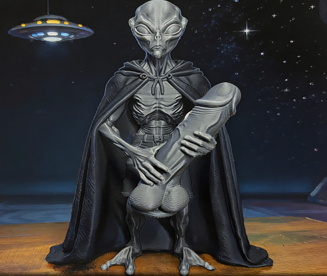 The Galactic D- Rated X Alien- 3D printed Decor