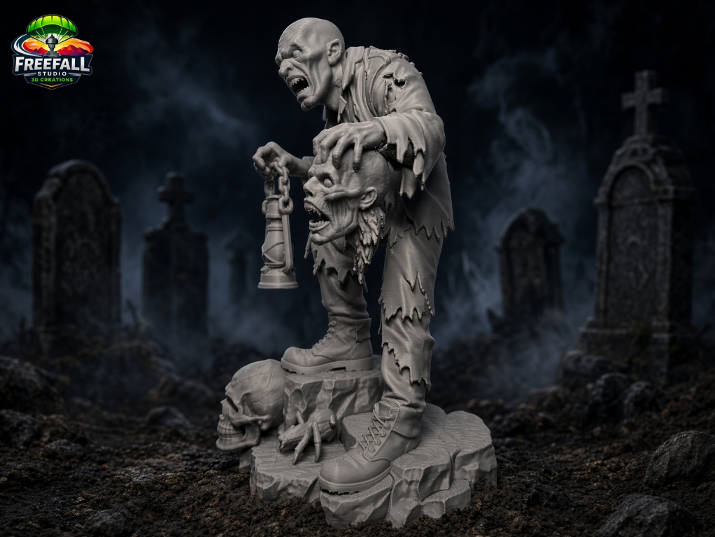 The Undead Head Hunter- Halloween Decor