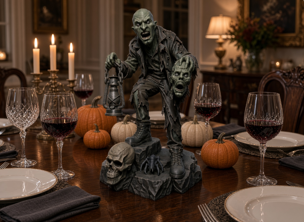 The Undead Head Hunter- Halloween Decor