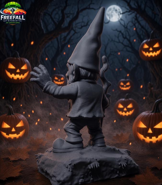 Halloween Gnome - Lil bastard of the Graveyard - Deco for indoor or outdoor Halloween Scare