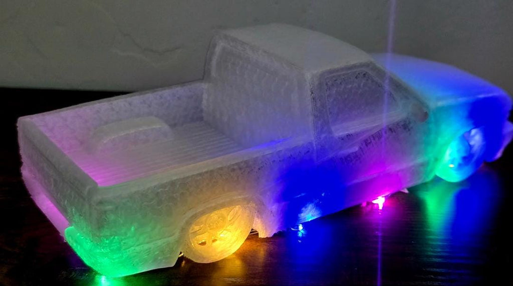 Transparent 1:18 Scaled Chevy S10 mini truck