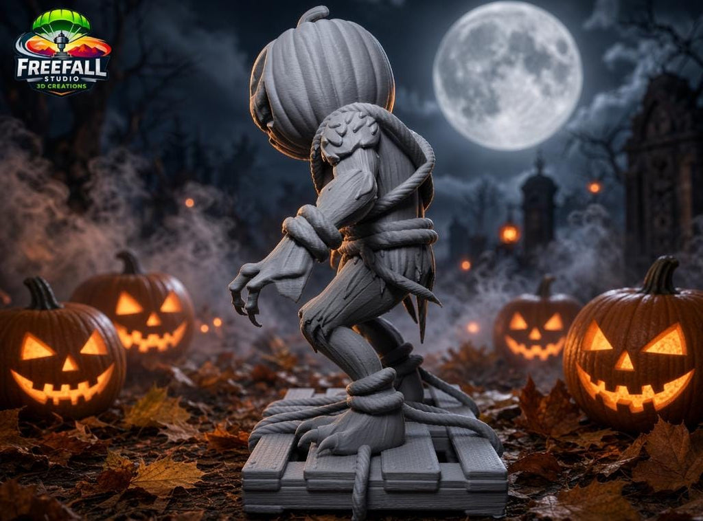 Jack the Terror Scarecrow- 3D Printed Custom Halloween Decor