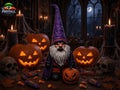 3D Printed Garden gnome from hell just showed up for Halloween