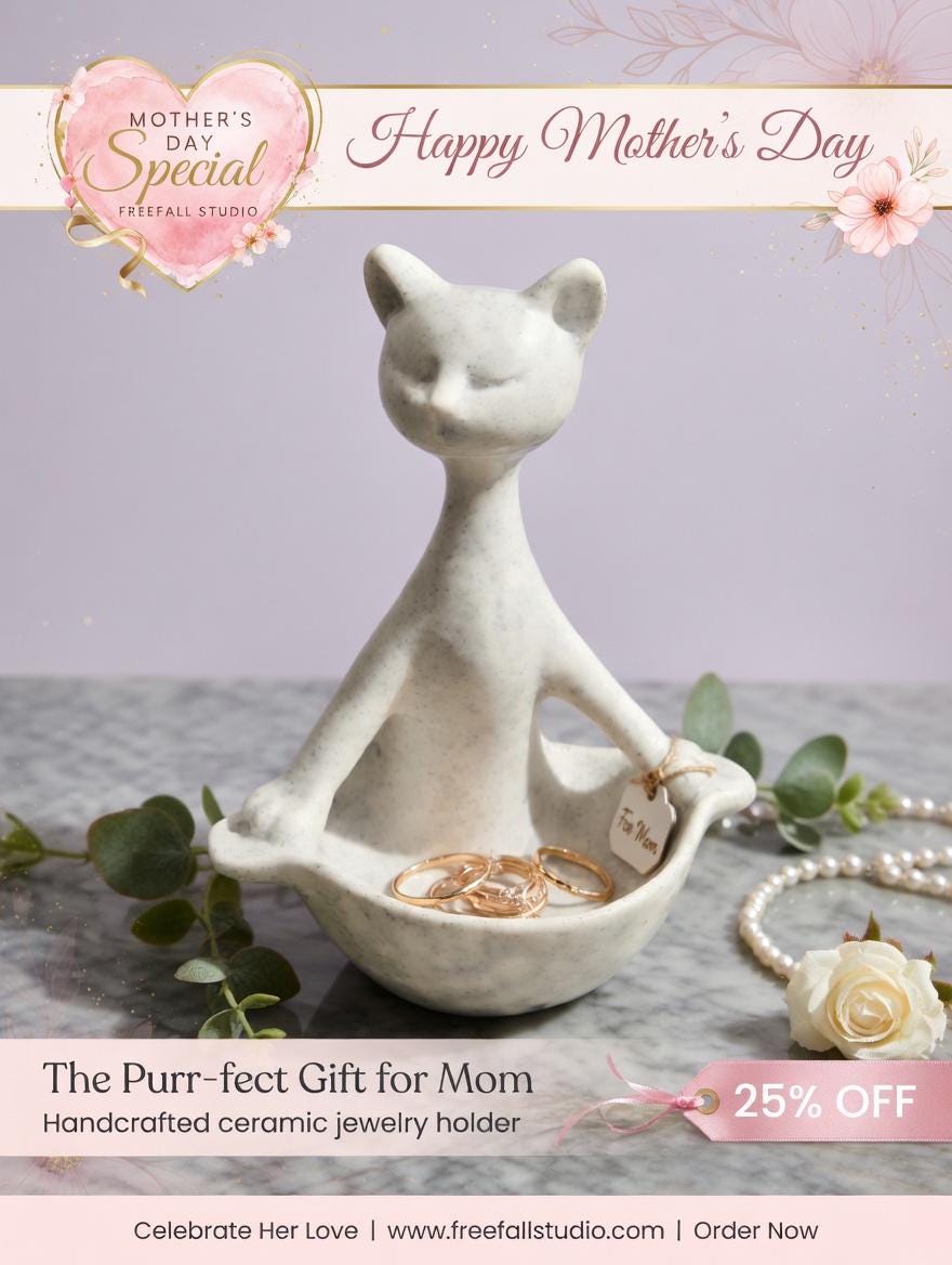 Custom Cat Jewelry Bowl