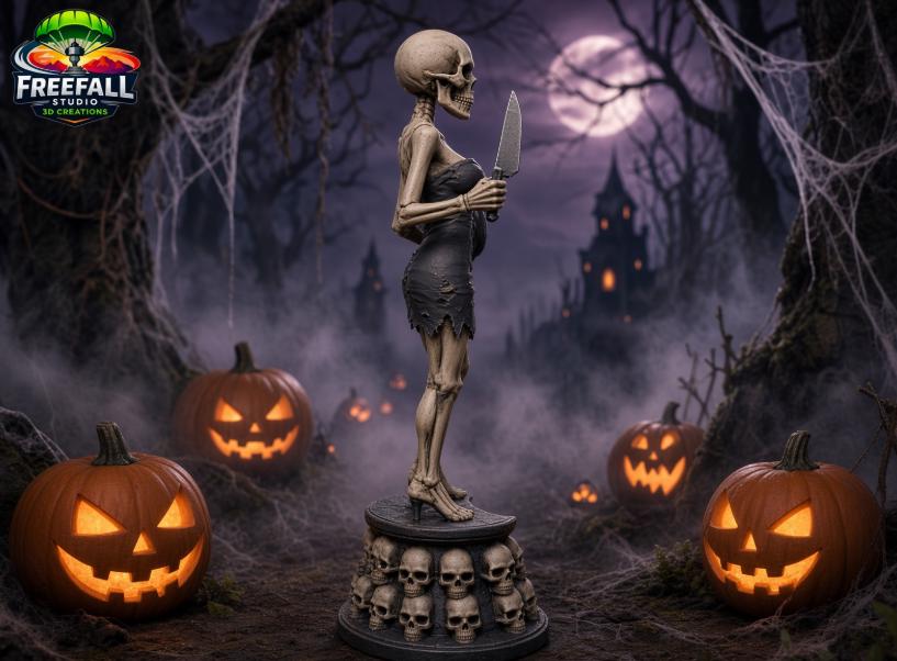 3D Custom printed Halloween decor- The Harvester of Souls