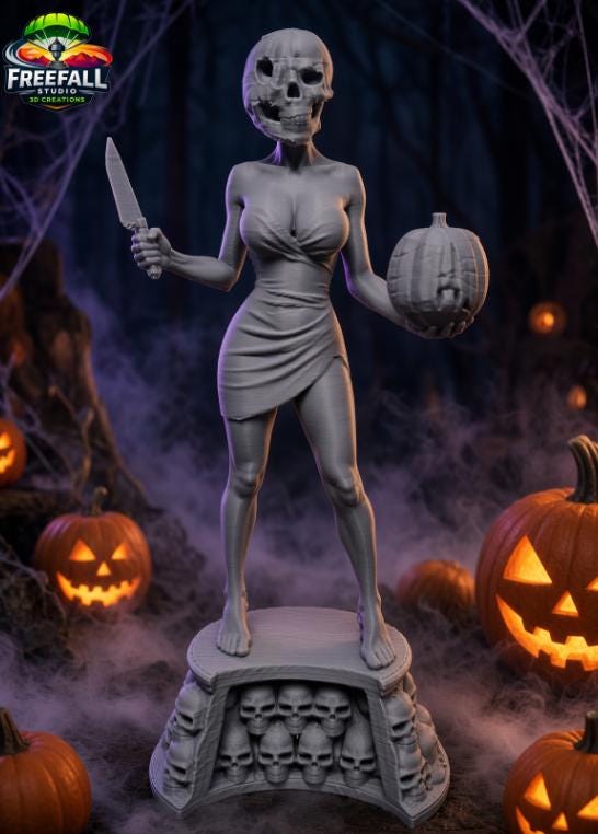 3D Custom printed Halloween decor- The Harvester of Souls