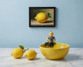 Freefall Studios Sour Lemon Man Custom Bowl ? Unique Kitchen Decor Pop Art