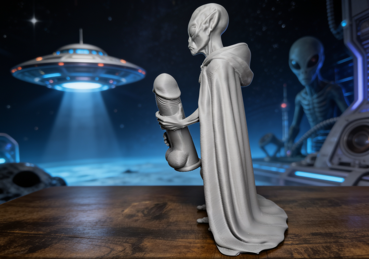 The Galactic D- Rated X Alien- 3D printed Decor