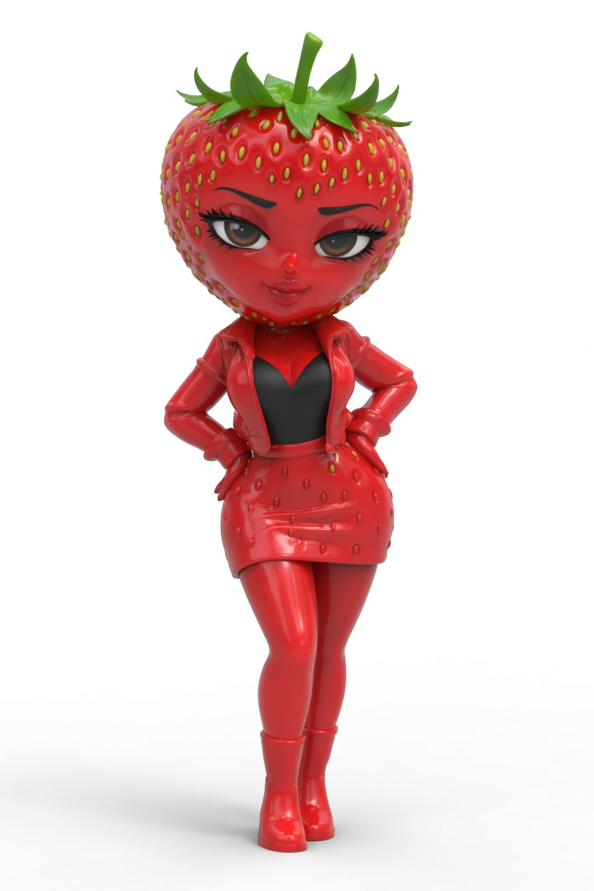 Vibrant 3D Printed Anthropomorphic Fruit & Vegetable Drama Crew – Individual or Full Set of 12